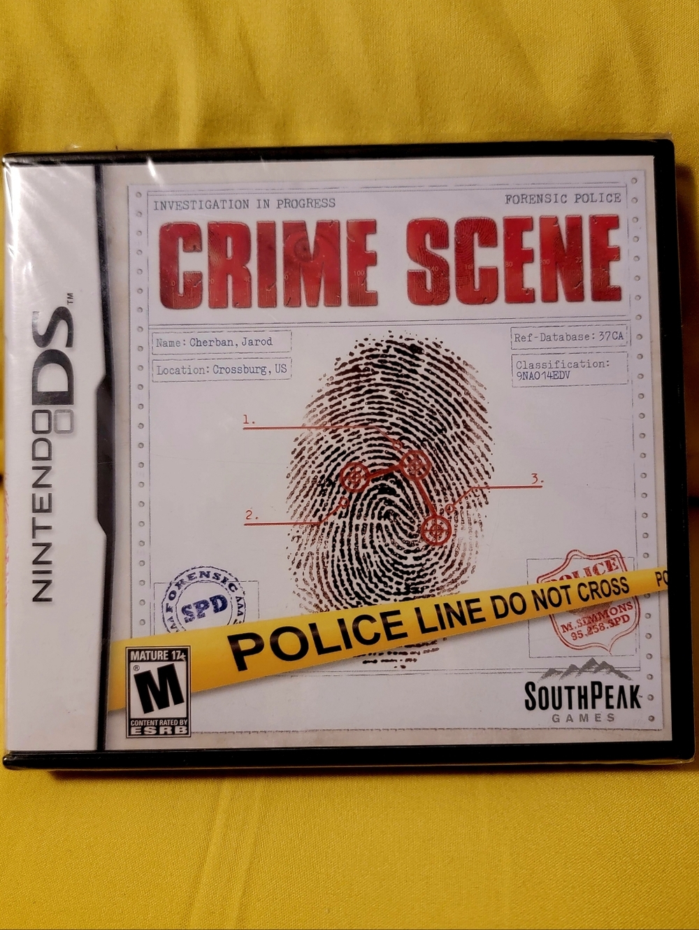 Factory Sealed Crime Scene Nintendo DS  Game